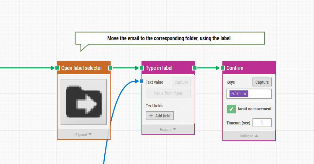 Create your automation workflow using LEAPWORK 4