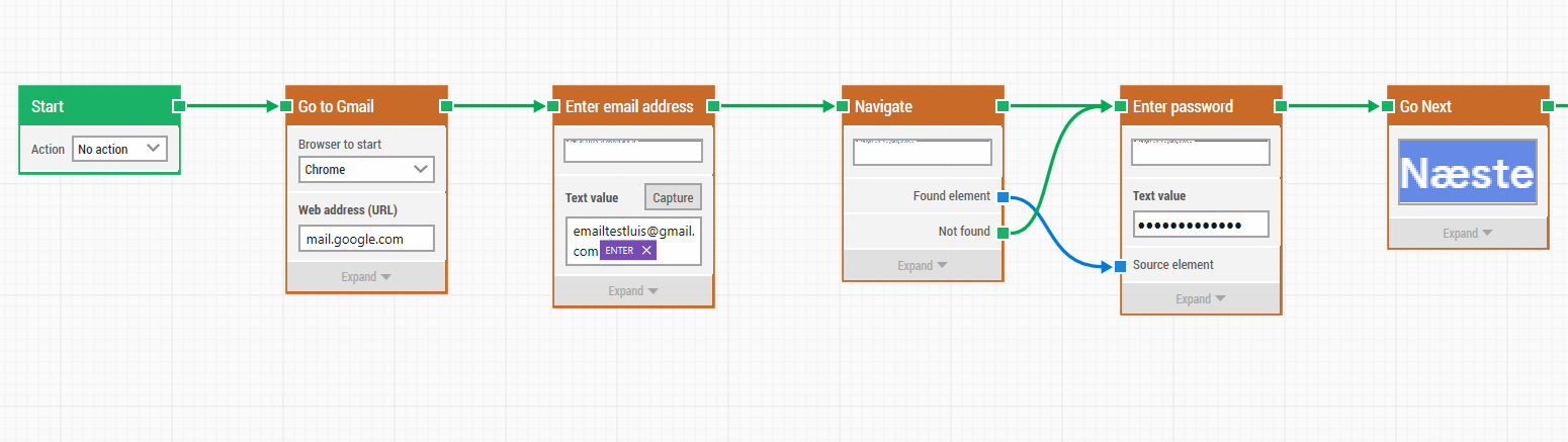 Create your automation workflow using LEAPWORK 1