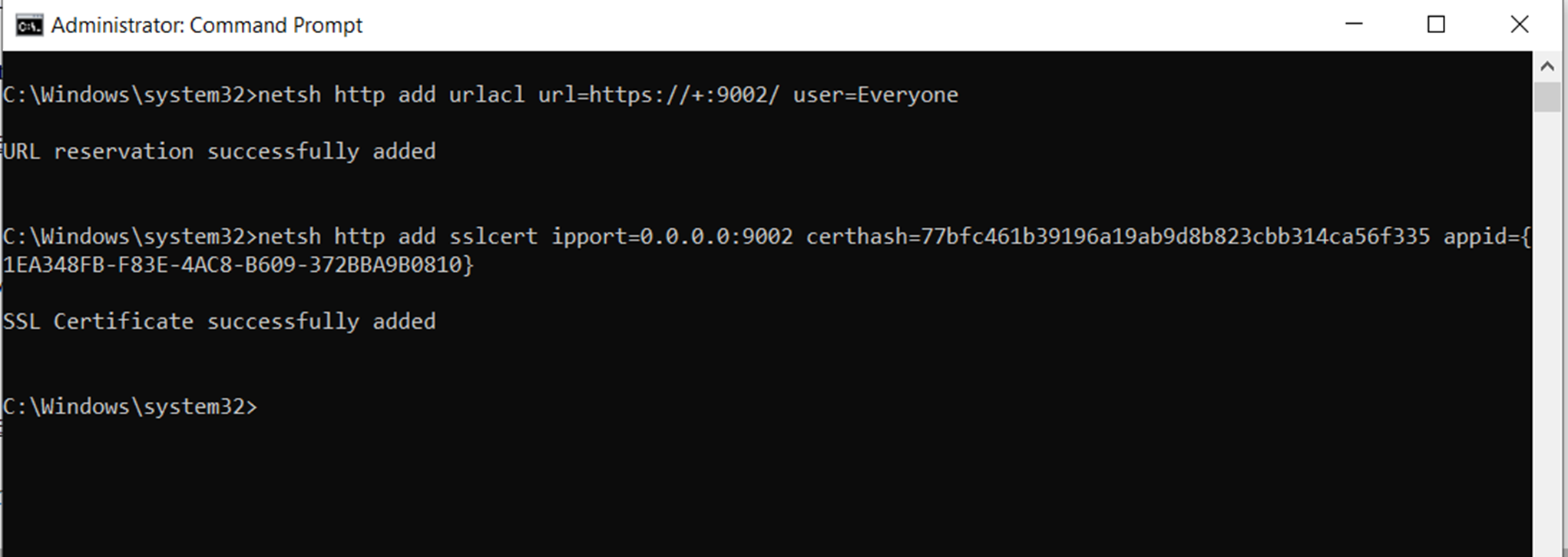 Add Certificate