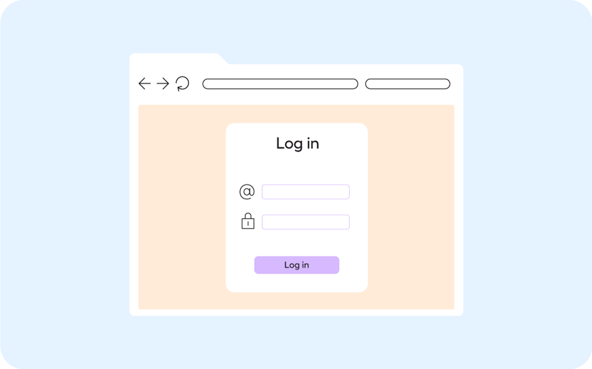 test automation web login browser