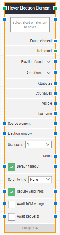 Hover Electron Element