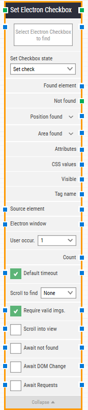 Set Electron Checkbox