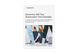 Dynamics checklist