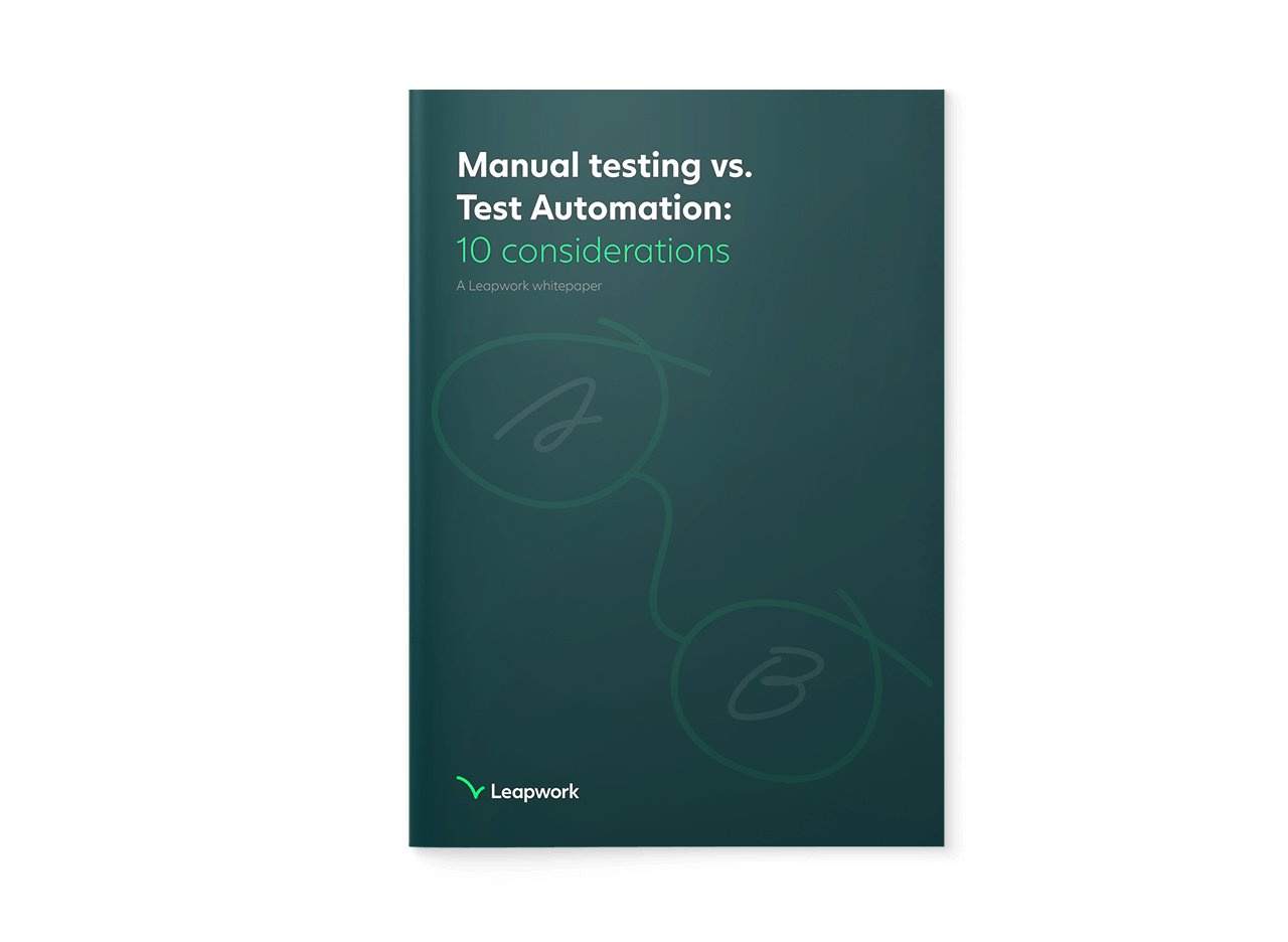 Manual vs Automation whitepaper