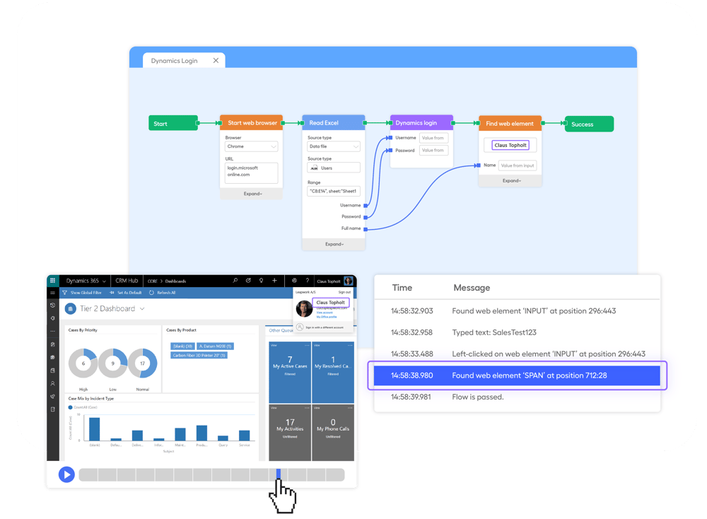 Debug-Test Automation-Dynamics365