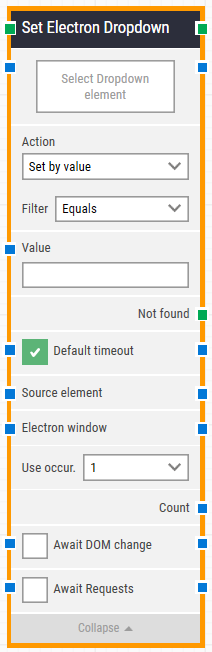 Set Electron Dropdown