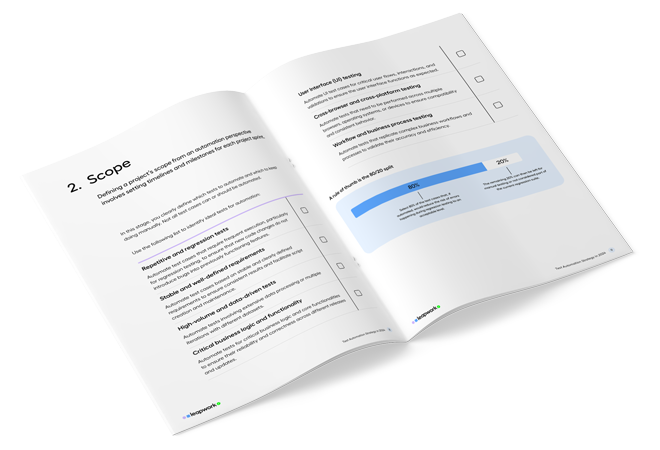 Test automation strategy checklist preview