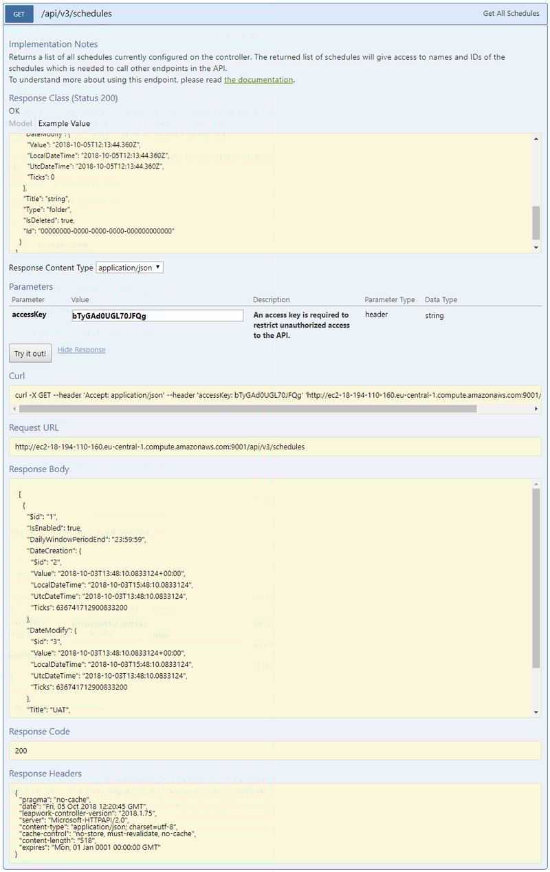 api endpoint