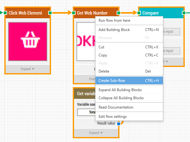 creating a sub-flow