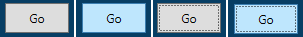 A button in four different states