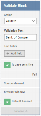 validate block