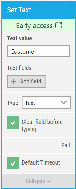 Salesforce-fusion-set-text