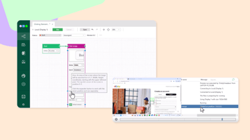 Virtual clicking elements