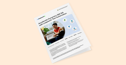 Accelerate Your Dynamics 365 QA with Leapwork Test Automation