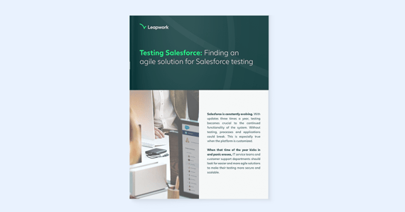 Agile Solutions for Salesforce Testing