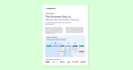 The Smartest Way to Modernize Software Testing