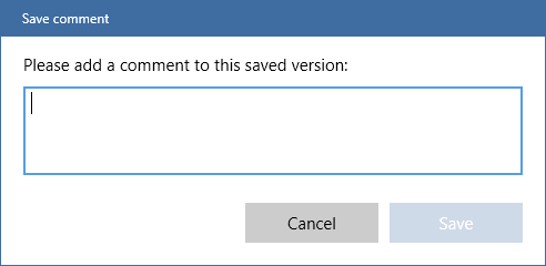 save comment settings