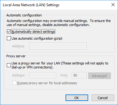 security-lan-settings