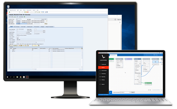 SAP automation with LEAPWORK