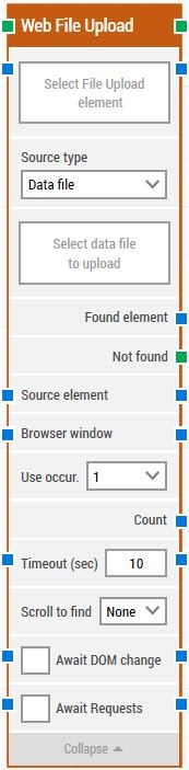 Web File Upload - The Web building blocks - LEAPWORK
